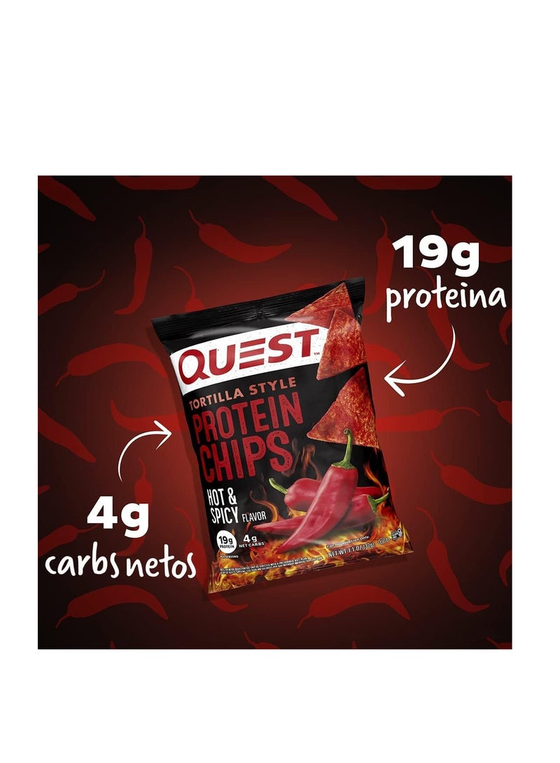 شيبس بروتين تورتيلا بنكهة الحارة 32جم (140 kcal) - Image 3