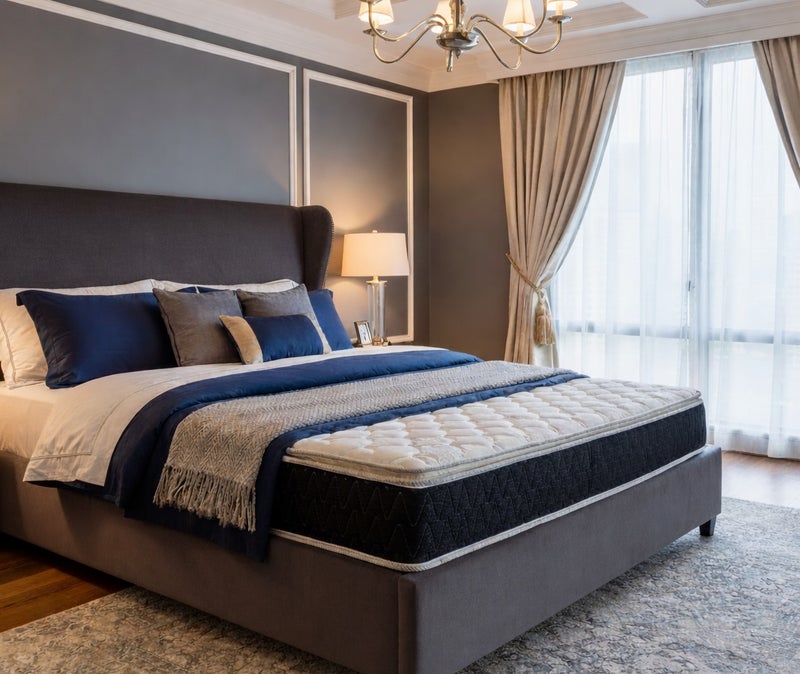 ريكسال هوم مرتبة فيفالدي بيلوتوب – مقاس مفرد 190 × 90 × 25 سم – نظام نوابض بونيل، عزل حركة وتخفيف ضغط لنوم هادئ - Image 2