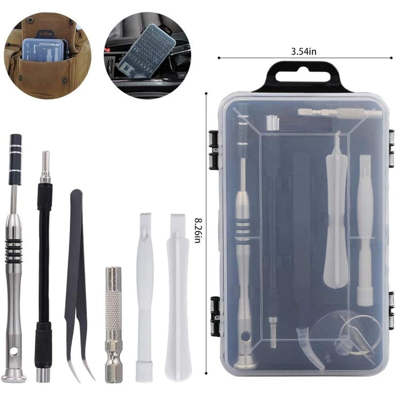 RECTITUDE New Upgraded Precision Screwdriver Set Professional Grade 115 in 1 Magnetic Repair Tool Kit for Electronics iPhone Laptop PC Game Mobiles Watch Eyeglasses and DIY Projects Black - Image 2