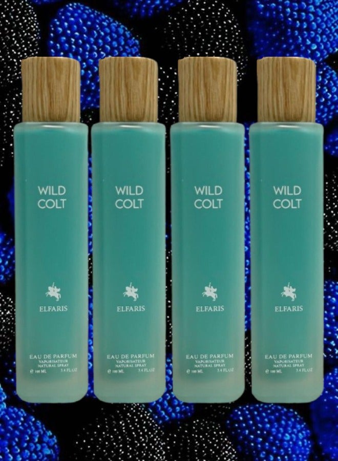 وايلد 4 قطع عطر وايلد كولت الفارس 100 مل - Image 1