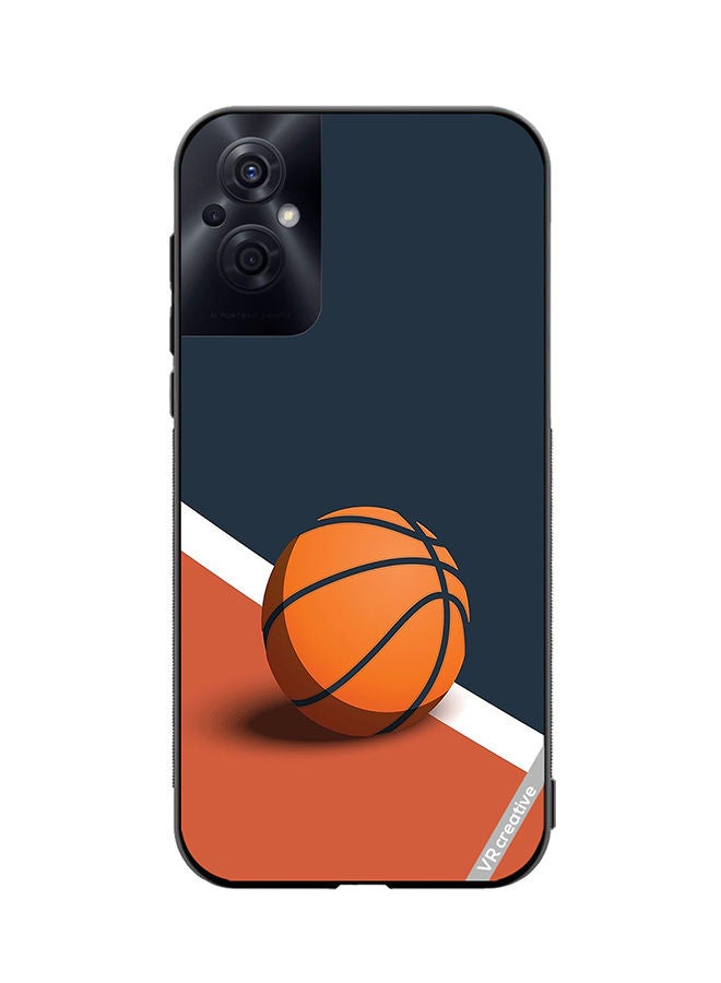 VR CREATIVE Protective Case Cover For Oppo Reno8 Z Basketball Design Multicolour - Image 1