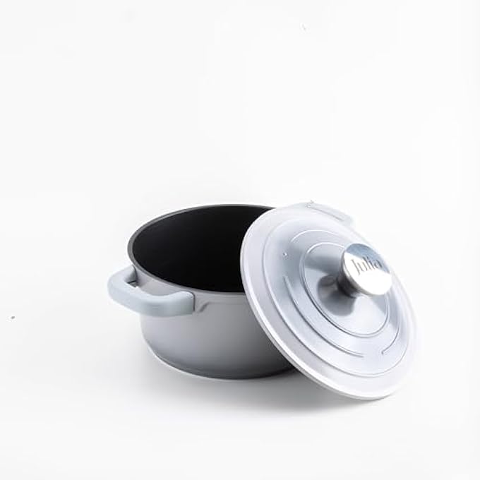 Julia EliteCast Casserole With Lid 20 Cm Size Gray - Image 3