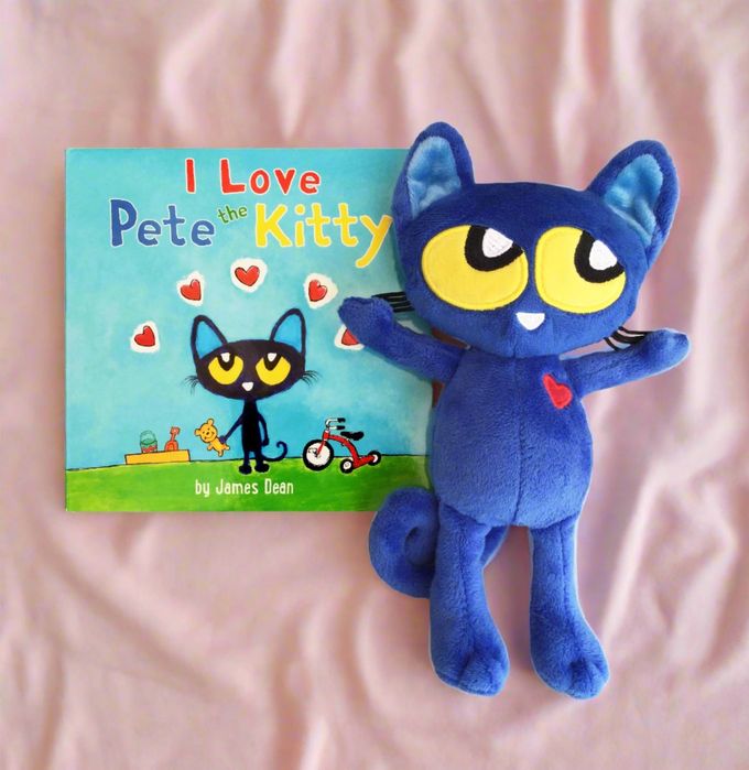 MerryMakers Pete the Kitty Plush Doll, 8.5-Inch - Image 2