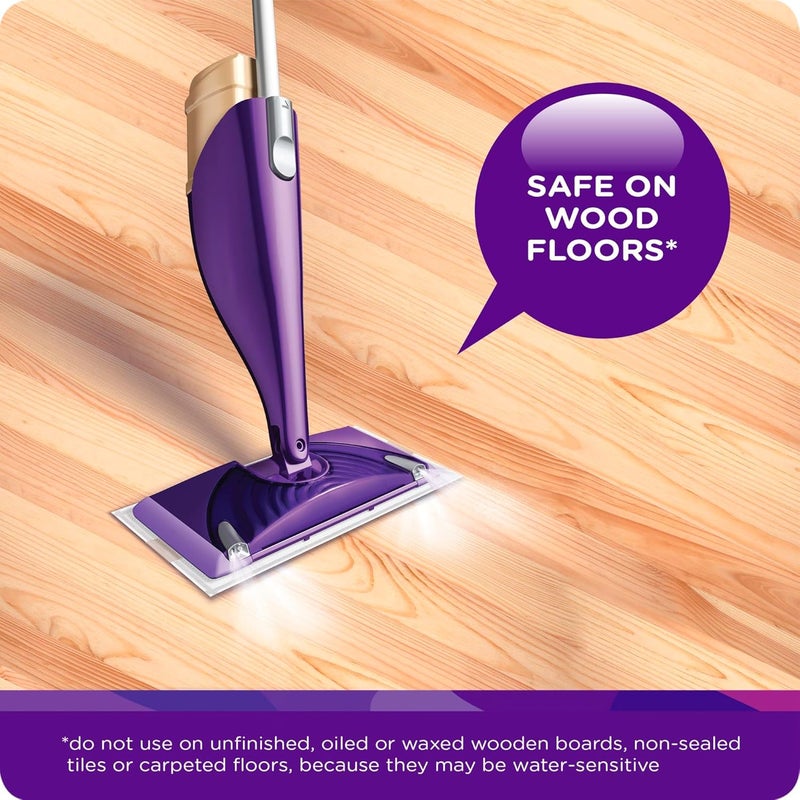 Swiffer عبوة إعادة تعبئة محلول مضاد للبكتيريا من ويتجيت لتنظيف الأرضيات والمسح، محلول تنظيف متعدد الاستخدامات لجميع الأسطح، برائحة الحمضيات المنعشة، 1.25 لتر - Image 1