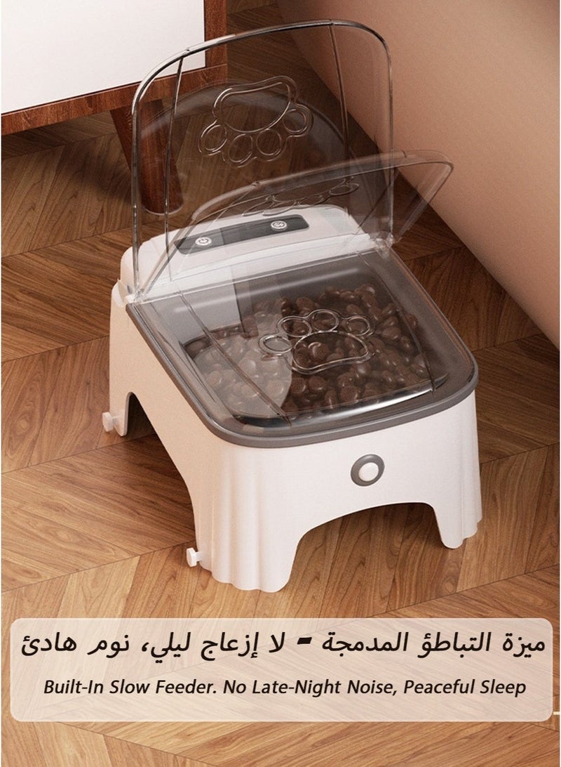تغلب على عواصف الغبار السعودية! وعاء تغذية ذكي للقطط مقاوم للغبار مع حساس حركة – وعاء طعام أوتوماتيكي 700 مل مع تبريد بصينية الثلج، تحكم في الوجبات ومؤقت، شحن Type-C - Image 5