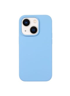 Case Cover For iPhone 15 Plus Liquid Silicone Phone Case Azure Blue