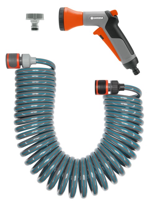 Garden Spiral Hose Set (10 M, 5 Pcs)