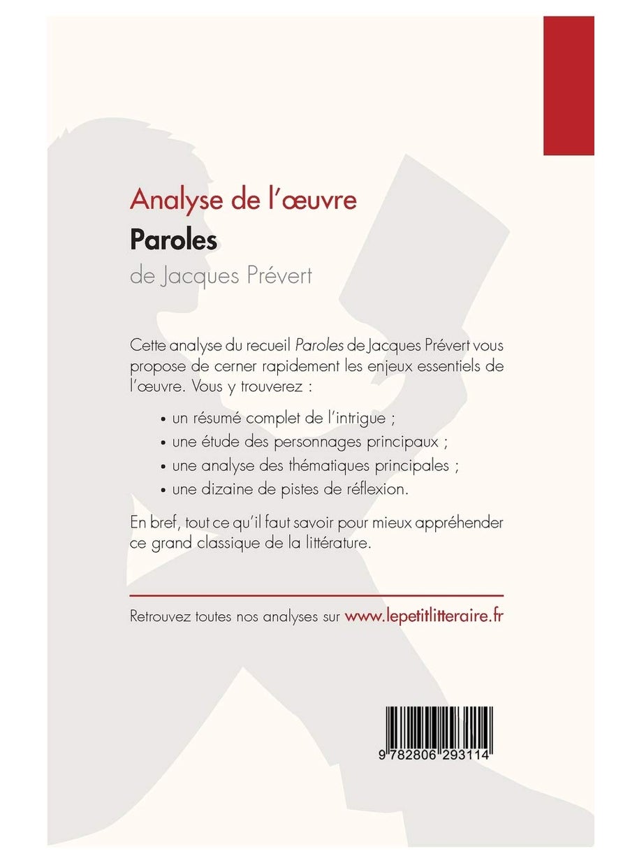 Paroles de Jacques Prévert (Analyse de l'oeuvre): Analyse complète et résumé détaillé de l'oeuvre  - Image 2