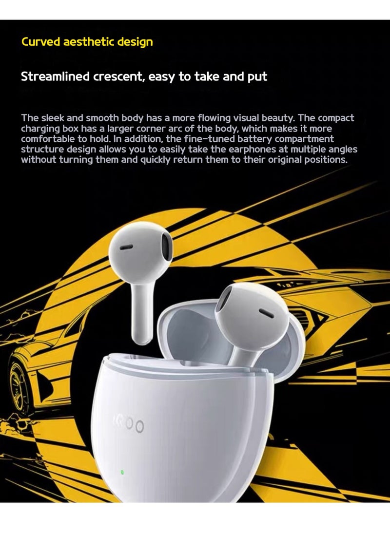 iQOO - iQOO TWS Air2 True Wireless Earbuds with Noise Cancellation and Long Battery Life - Perfect for UAE Customers - Image 1