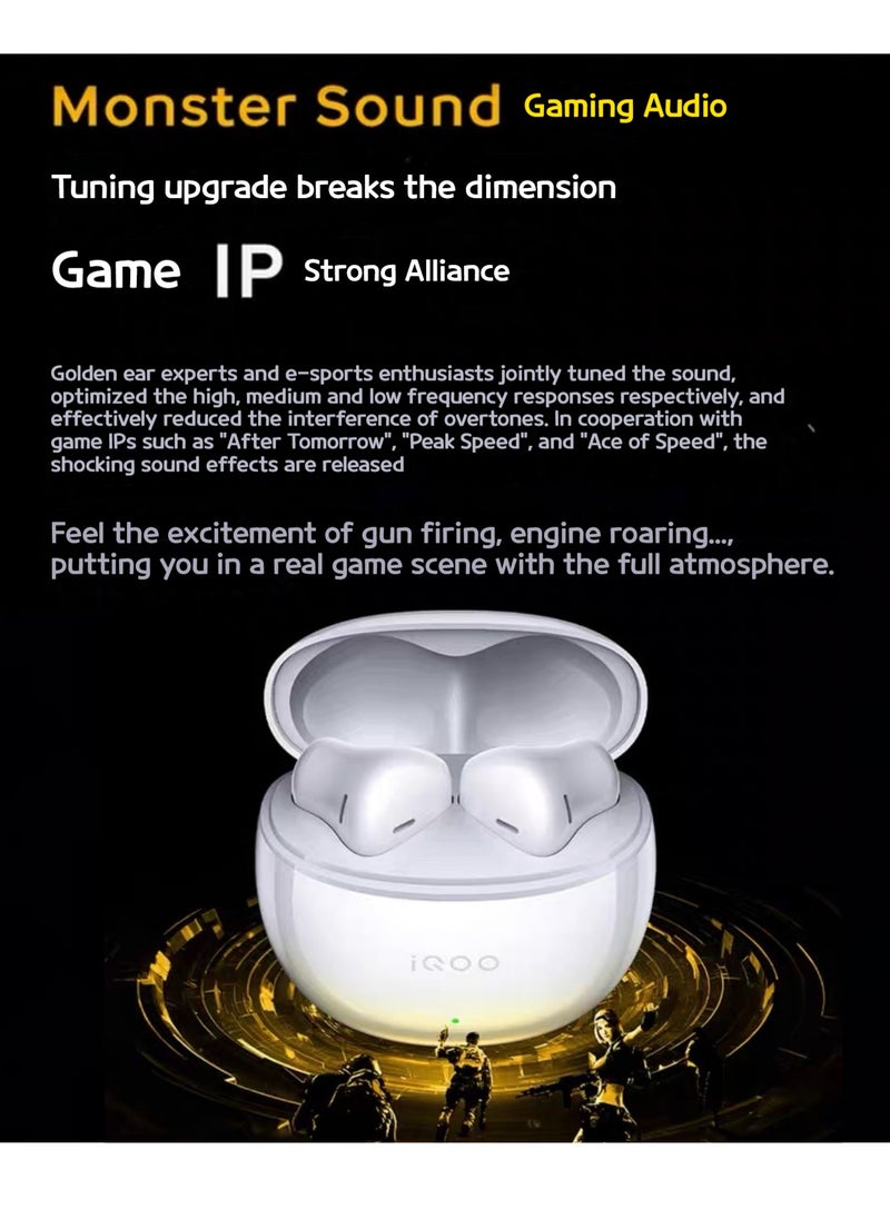 iQOO - iQOO TWS Air2 True Wireless Earbuds with Noise Cancellation and Long Battery Life - Perfect for UAE Customers - Image 1
