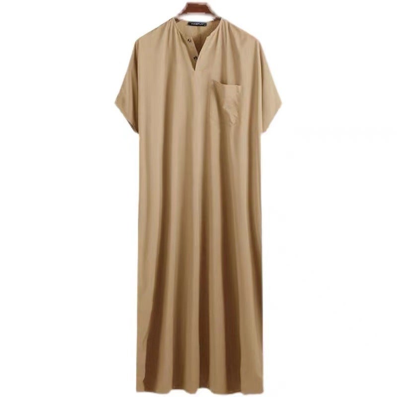 2023 New Muslim Middle East Arab Dubai dress Malaysia men's shirt Muslim robe - Image 1