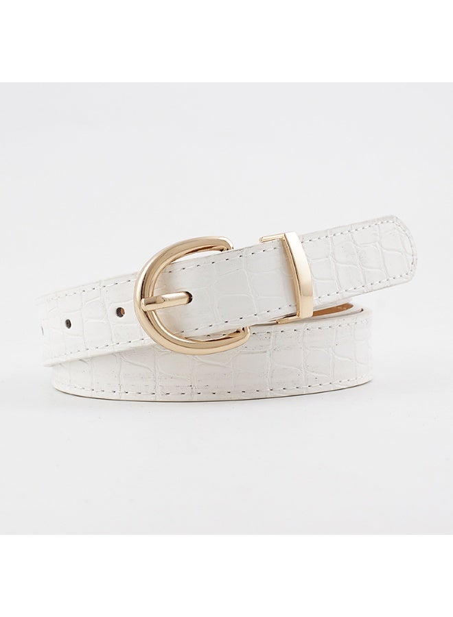 Shougu Ladies Personalized Fashionable High-end Versatile Decorative Belt 107CM 