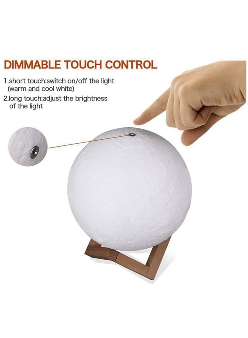 ELTRAZONE 7-Colors 3D Moonlight Quran Speaker Coran Player Wireless Bluetooth Press Lamp LED Nigt Moon Lamp Quran Speaker - Image 2