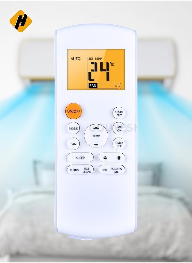 HuHa NEW Original Remote Control RG57A16/BGEF For Midea FRESH AC Air Conditioner RG57A2/BGEF Cool and heat with backlight 