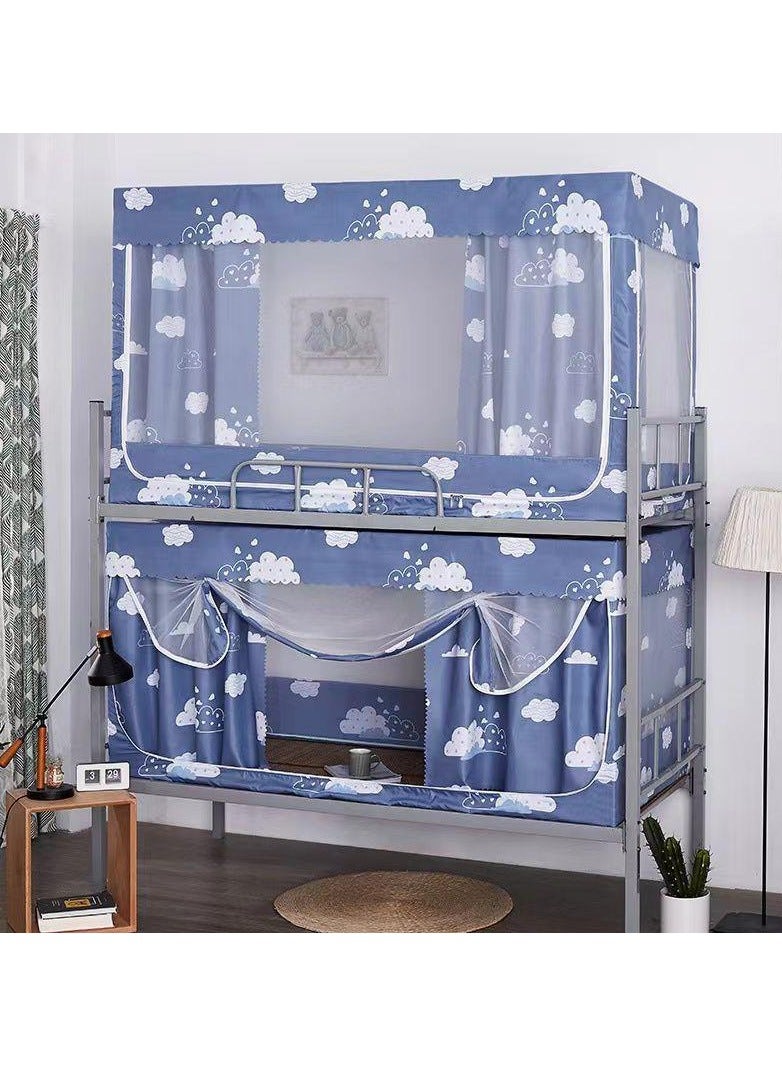 خيمة سرير، خيمة مظلة للسرير، شبكة ناموسية، حماية الخصوصية لنوم الطلاب، قد يكون اللون مناسبًا جدًا - Image 2