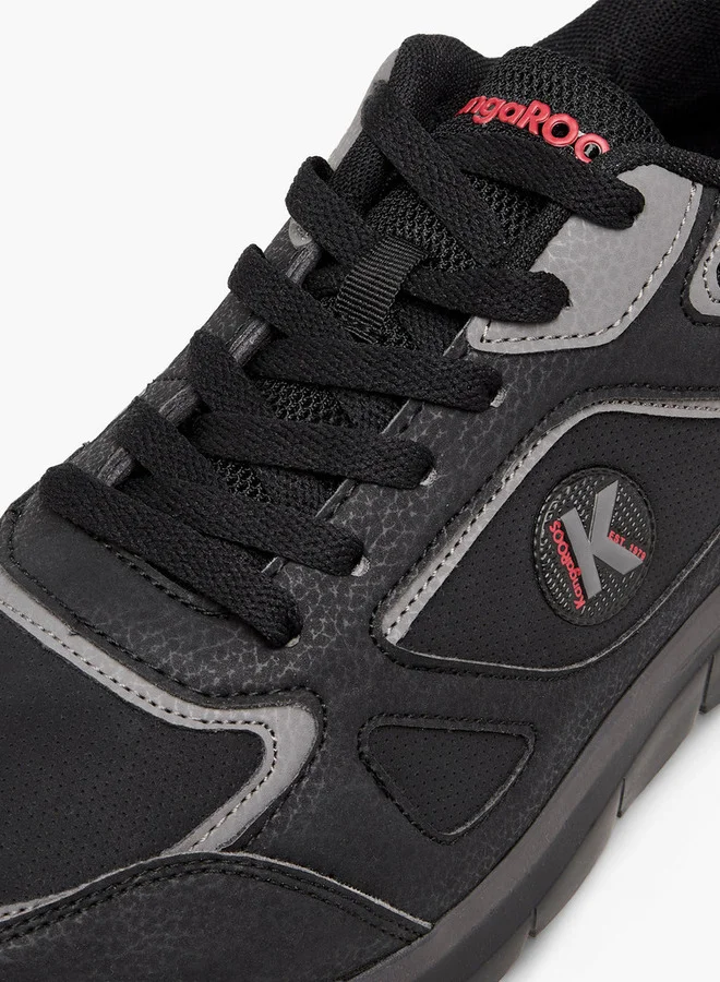 kangaROOS Men's Panelled Lace-Up Closure Sports Shoes