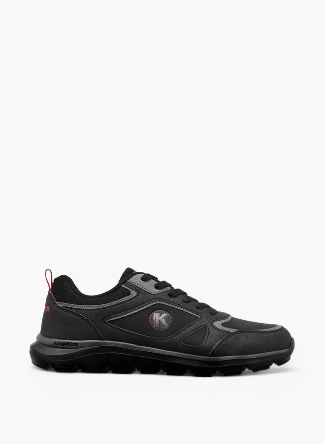 kangaROOS Men's Panelled Lace-Up Closure Sports Shoes