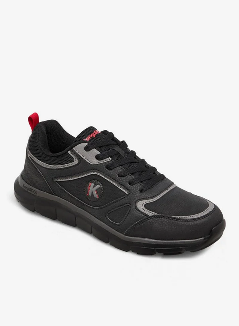 kangaROOS Men's Panelled Lace-Up Closure Sports Shoes