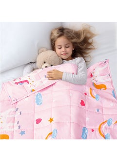 ERTYU Kids Weighted Blanket for Girls Cooling Weighted Blanket for Sleeping Kids Grey Heavy Blanket Washable Soft Weighted Throw Blanket for All Season Perfect for 5+ Years 40-60lbs(91*122CM,2.27Kg)  - Image 1