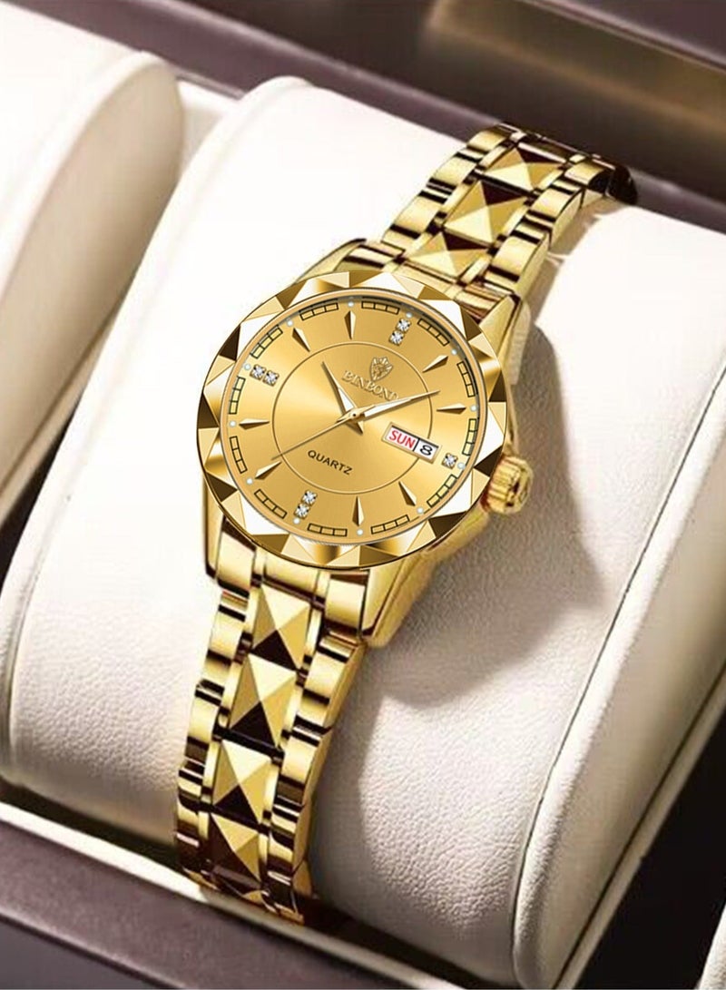 BINBOND Ladies Quartz Watches Top Brand Luxury Fashion Business Waterproof Week Date Clock Sport Womens Wristwatch - Image 1