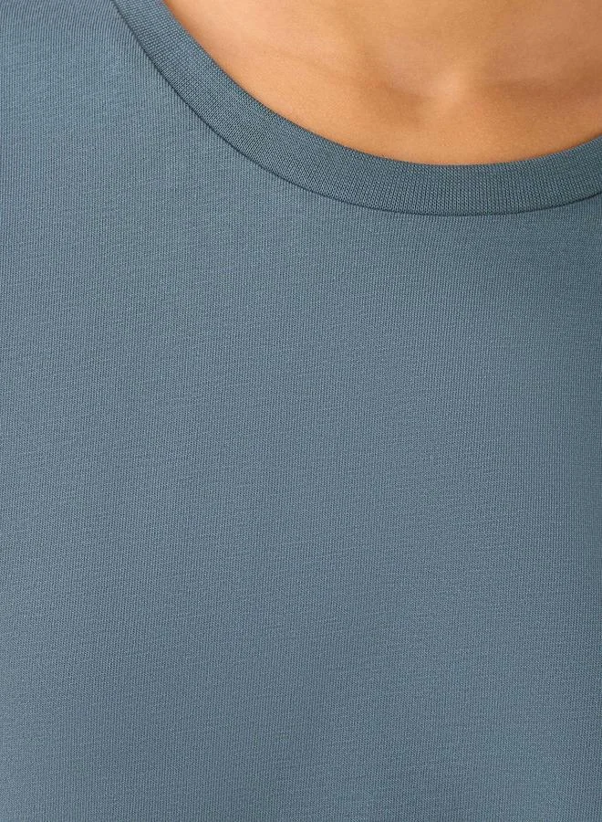Kappa BLUE Kappa Women Round Neck T shirt for Women | Best Price UAE