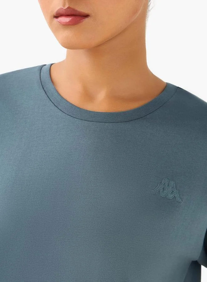 Kappa BLUE Kappa Women Round Neck T shirt for Women | Best Price UAE