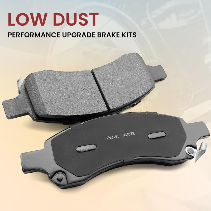 MILLISEC Front Brake Pads Set for GMC Acadia, Saturn Outlook, Buick Enclave, and Chevy Traverse - Image 4
