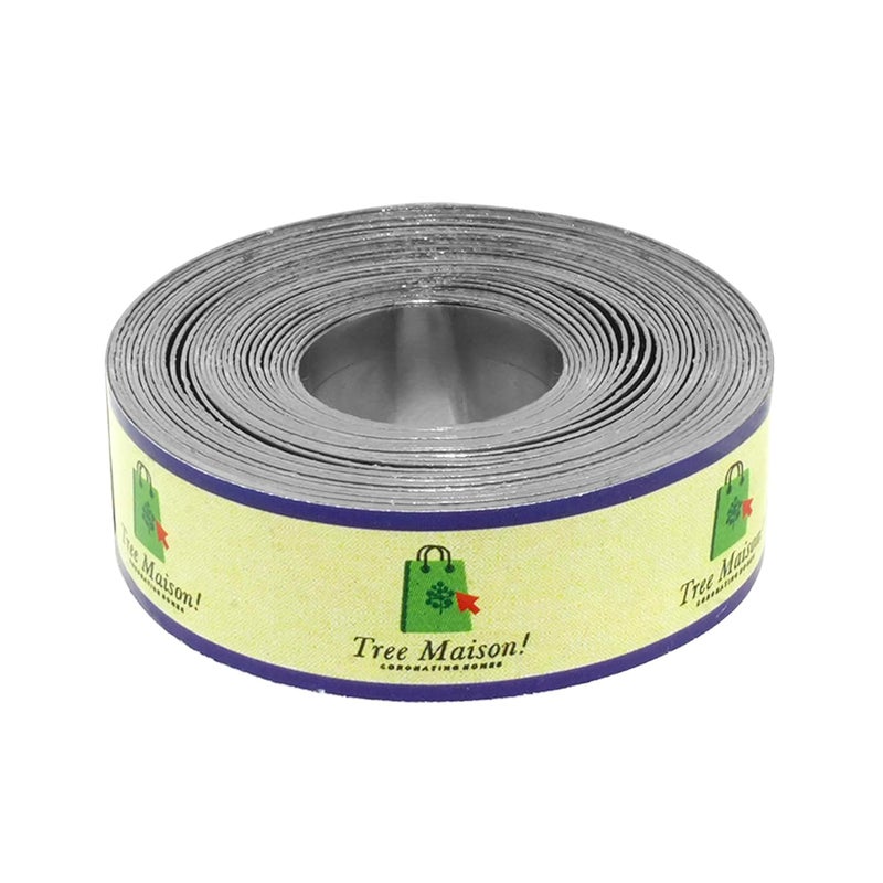 Treemaison Vastu Stainless Steel Strip Width 05 Inch Gauge 03mm Length 8 Feet Approx Zone Balancing Toilet Correction Main Entrance Strip Remedy Pack of 1 - Image 1