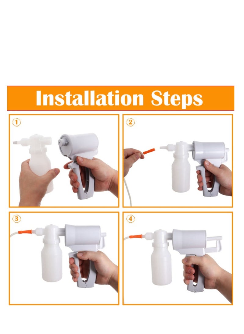 ABRONN - Manual Suction Device for Medical Use - Portable, High-Efficiency, Lightweight, Handheld, Ideal for Airway Clearance, Emergency Response, and First Aid, Easy to Use and Clean. - Image 1