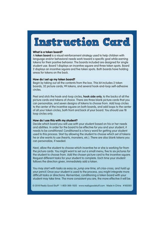 Really Good Stuff Really Good Stuff Token Boards - 2 boards, 32 cards, 49 tokens.  - Image 3