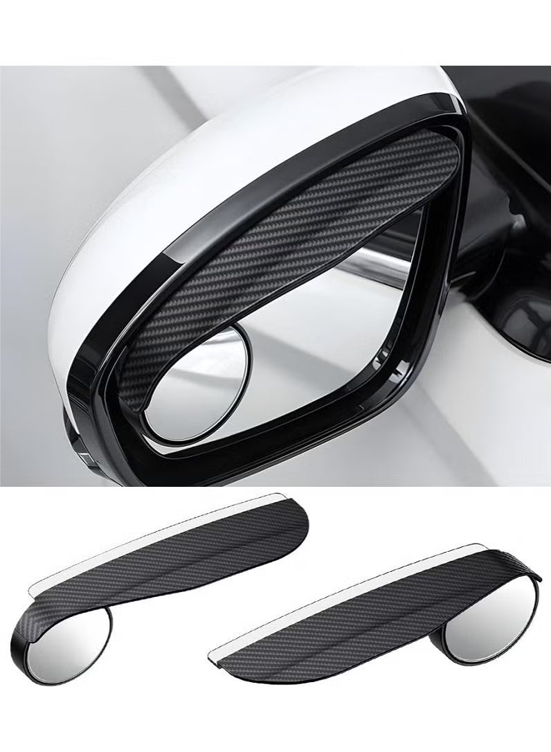 Agc Car Mirror Rain Guard with 2-Piece 360 ​​Degree Adjustable Round HD Side Mirror - Image 1