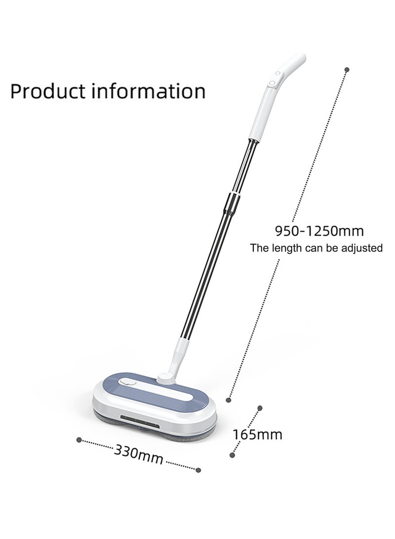General Cordless Electric Mop, Electric Spin Mop with Water Sprayer & LED Headlights, Up to 50mins Working Time, 290ml Water Tank, with Adjustable Tube Self-Propelled Floor cleaner for Multi-Surface  - Image 4
