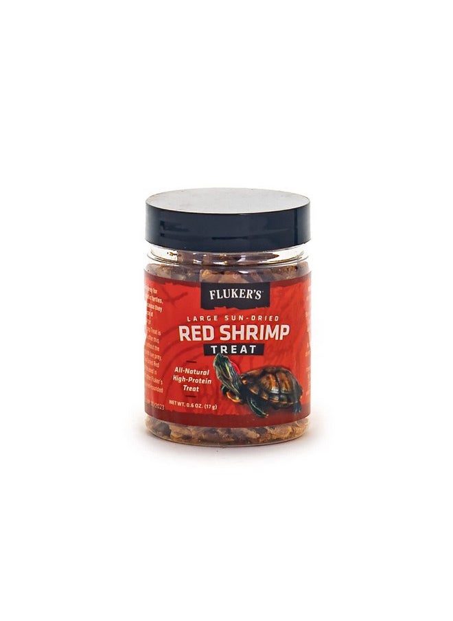 Fluker's - Fluker's All Natural Large Sun-Dried Red Shrimp, High Protein Treats, Aquatic Turtle Food, Great for Aquatic Frogs, Tegus, Monitors, and Tropical Fish, 6 oz - Image 1