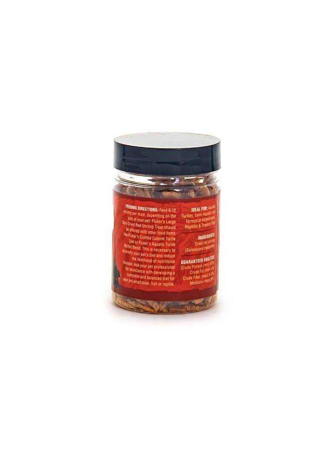 Fluker's - Fluker's All Natural Large Sun-Dried Red Shrimp, High Protein Treats, Aquatic Turtle Food, Great for Aquatic Frogs, Tegus, Monitors, and Tropical Fish, 6 oz - Image 1