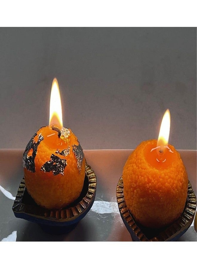 SCIIAN Motichoor Ladoo Candle | Scented Candle | 100% Soy Wax | Hand Poured Decorative Candle | Perfect Diwali Gift Pack | Decorative Candles | Ladoo Candles for Home Decor (Pack of 6) - Image 5