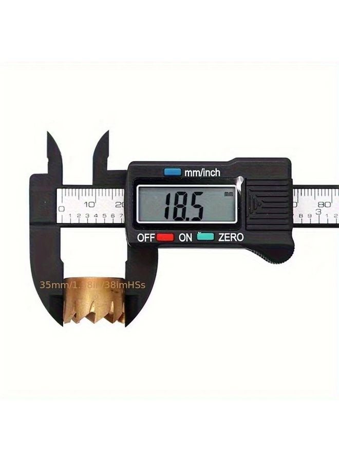 Digital Caliper 100mm With LCD Black Electronic Micrometer Measuring Tool - Image 3