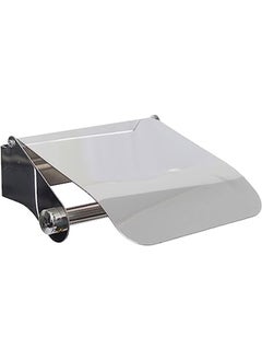 Shoppingekart Toilet Paper Holder for BathroomToilet Roll HolderToilet Tissue Holder Mini StandBathroom Accessories Stand 015 Tissue Roll Holder Steel Silver 1 Pcs  - Image 1