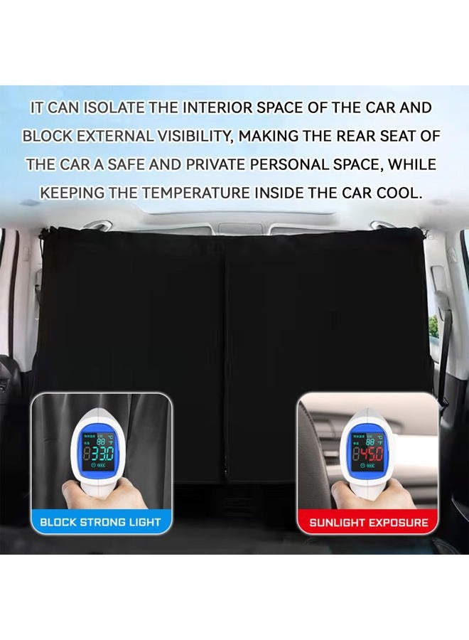 HHZL 5PCS Car Sun Shade Windshield for Light Blocking and Privacy, Window Screen Cover for Baby Car Accessories Interior for Sleeping Traveling Camping Helps Block UVA/UVB Rays Protection - Image 5