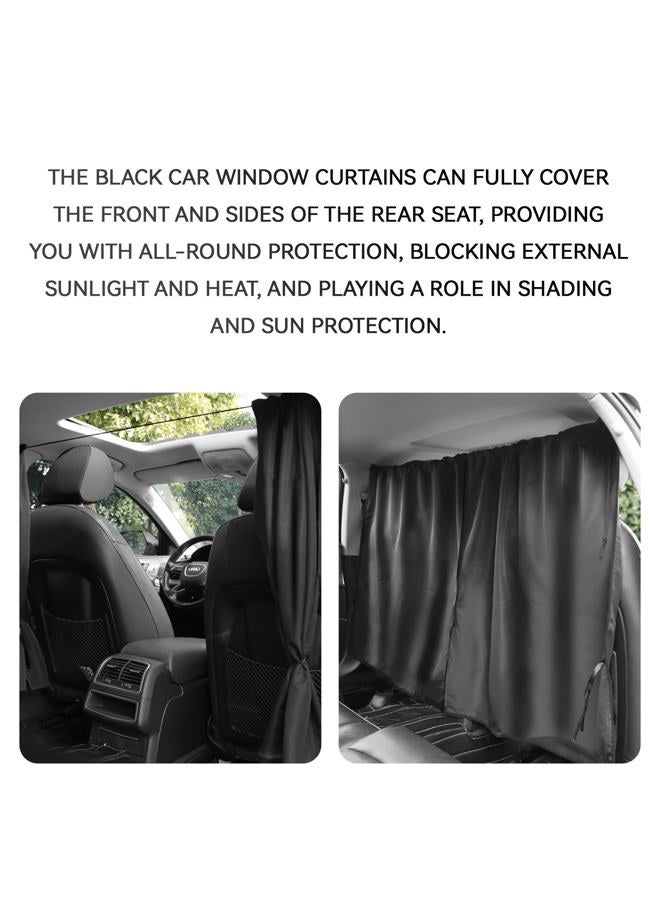 HHZL 5PCS Car Sun Shade Windshield for Light Blocking and Privacy, Window Screen Cover for Baby Car Accessories Interior for Sleeping Traveling Camping Helps Block UVA/UVB Rays Protection - Image 3