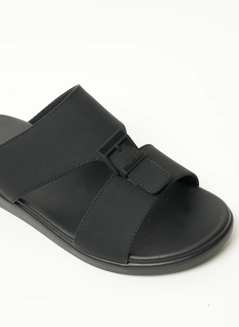 جيومني Geoomnii Mens Arabic Sandals Black