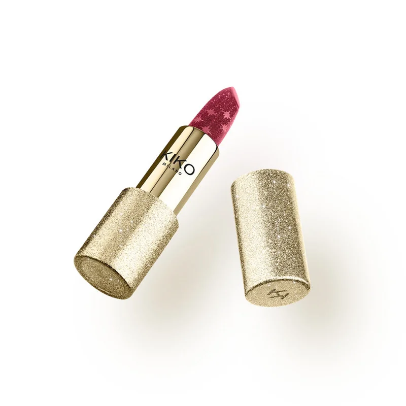 كيكو ميلانو HOLIDAY WONDERLIGHTS STARRY NIGHT SPARKLING LIPSTICK Passionate Red