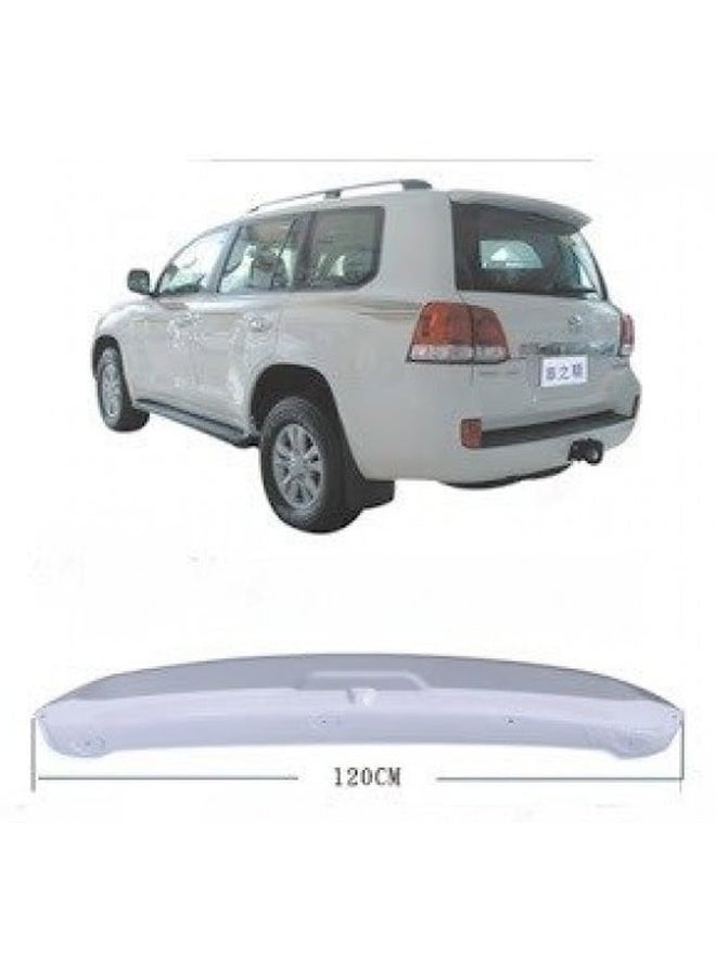 Generic Spoiler Toyota Landcruiser 2008 2009 2010 2011 2012 2013 2014 2015 white  - Image 3