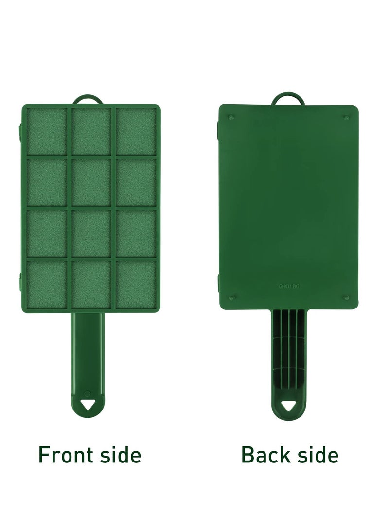 كاست ويف 2-Pack Rectangle Floral Foam Cage with Handle - 11.8 x 4.9 x 3.1 Inches, Ideal for Fresh Flower Arrangements and Home Party Decorations - Image 3