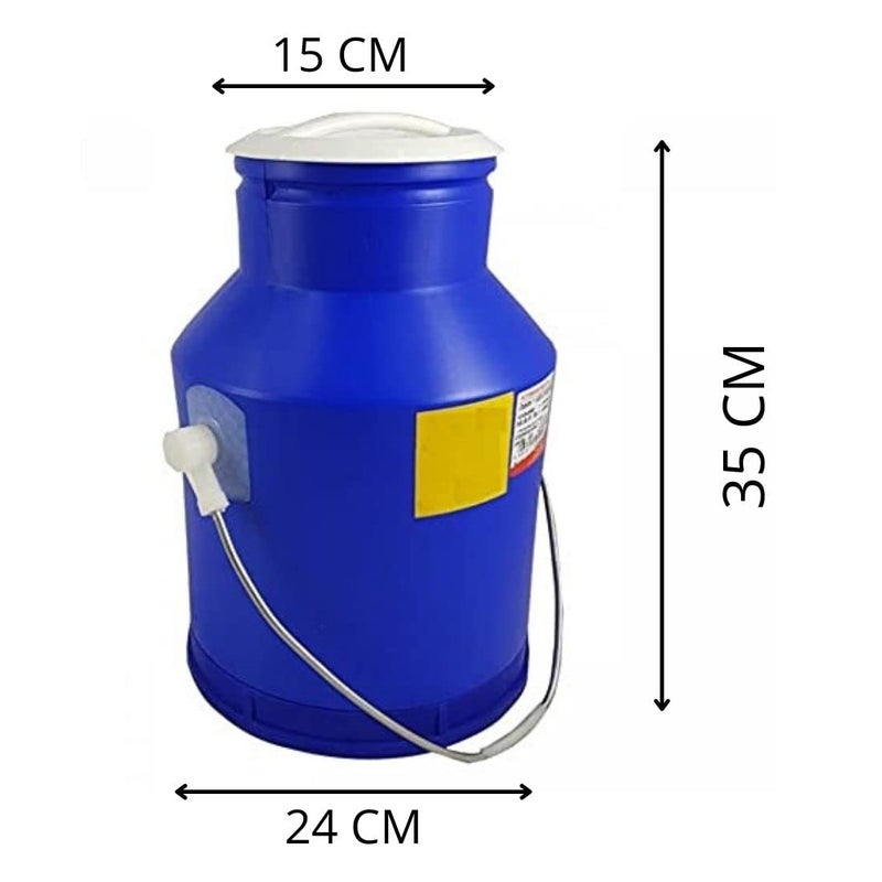pelton Plastic Airtight Milk and Water Storage ContainerCan 10 Litre unique handle - Image 2