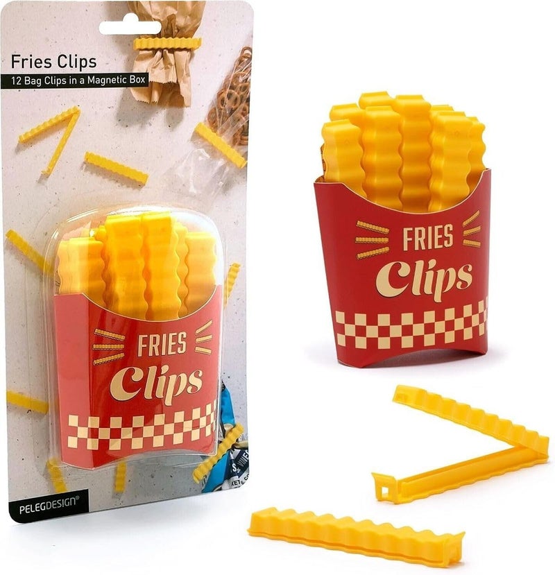 BEDAYA Food Bag Clips Potato Chips Snacks French Fries Shape Plastic Bag Sealing Clips for Food Storage Fun and Practical Kitchen Accessories - Image 2