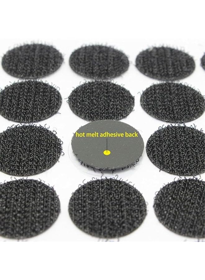 erorex Hook And Loop Dots With Adhesive 102 Sets 15Mm Diameter Nylon Sticky Back Hook Coins For Diy Crafts Office Classroom And Home Use - Image 5