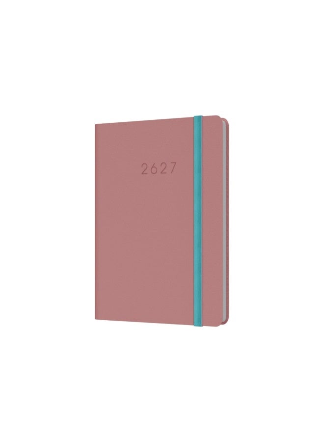 Collins 2026-2027 Mid/Academic Year Planner - 13 Month A6 Week-to-View - Hard Cover - Collins Debden Legacy Range Pink (CL63M.50-2627) - Image 1