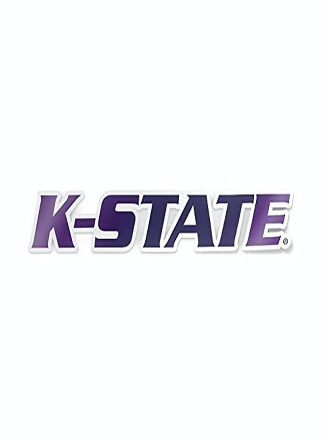 Nudge Printing Kansas State Sticker Wildcats K-State Purple Logo Car Decal Heavy-Duty Weatherproof Officially Licensed NCAA Vinyl for Bumpers, Windows, Laptops, Water Bottles or Coolers (Kansas State University) - Image 1