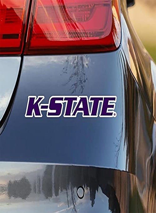 Nudge Printing Kansas State Sticker Wildcats K-State Purple Logo Car Decal Heavy-Duty Weatherproof Officially Licensed NCAA Vinyl for Bumpers, Windows, Laptops, Water Bottles or Coolers (Kansas State University) - Image 3