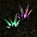 LCJECV Metal Agave Plant Garden Art 2 Pack Big Tequila Rustic Sculpture Rustic Metal Agave Plants Lawn Home Ornaments for Yard Stakes Garden Figurines Outdoor Patio 2 PCS Colorful with Light - Image 3